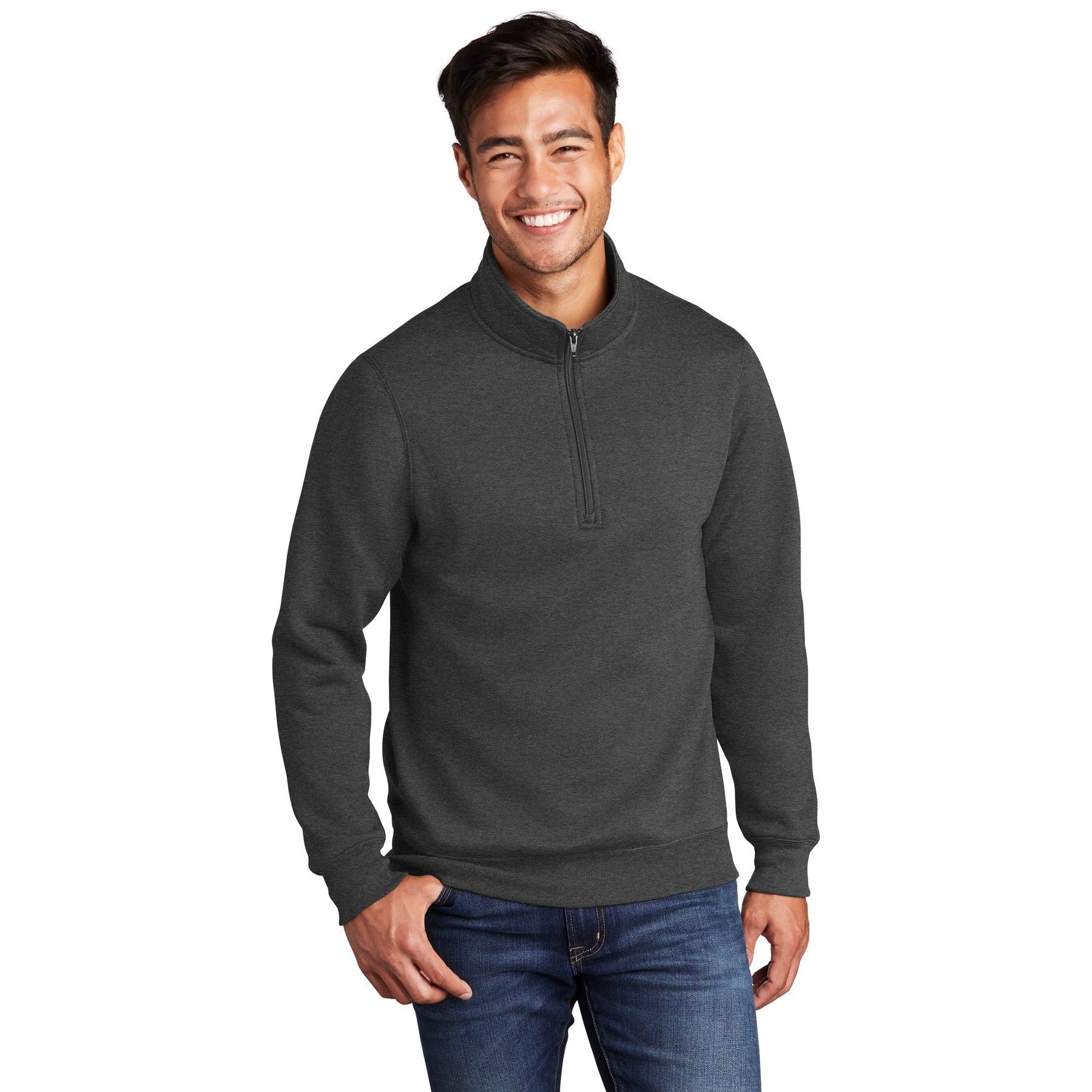 Port & Company-Port & Company ® Core Fleece 1/4-Zip Pullover Sweatshirt PC78Q-MedTech-3